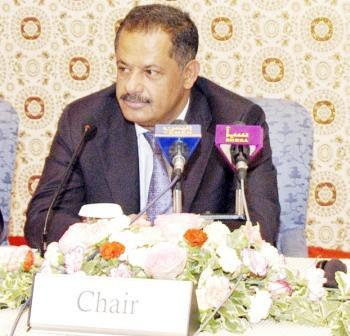 د. مجور يلقي كلمته في افتتاح اجتماع وزراء خارجية رابطة دول المحيط الهندي أمس